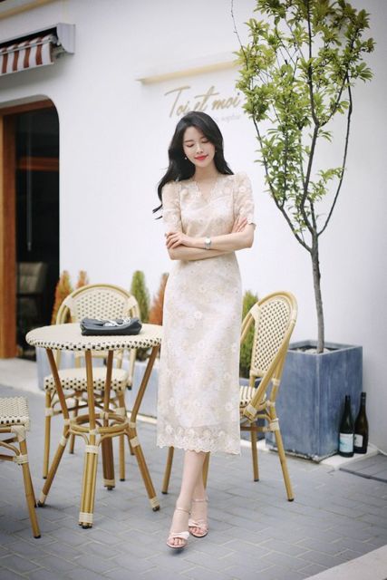 9 Model Dress Korea yang Bisa Jadi Referensi Buat Jadi Kebaya Modern. Anggun dan Manis!