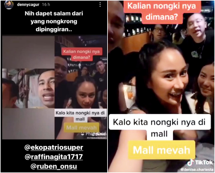 Viral Cewek Ngaku Orang Kaya, Denny Cagur Sindir Lewat Video Raffi, Ruben, dan Eko Patrio di Warung