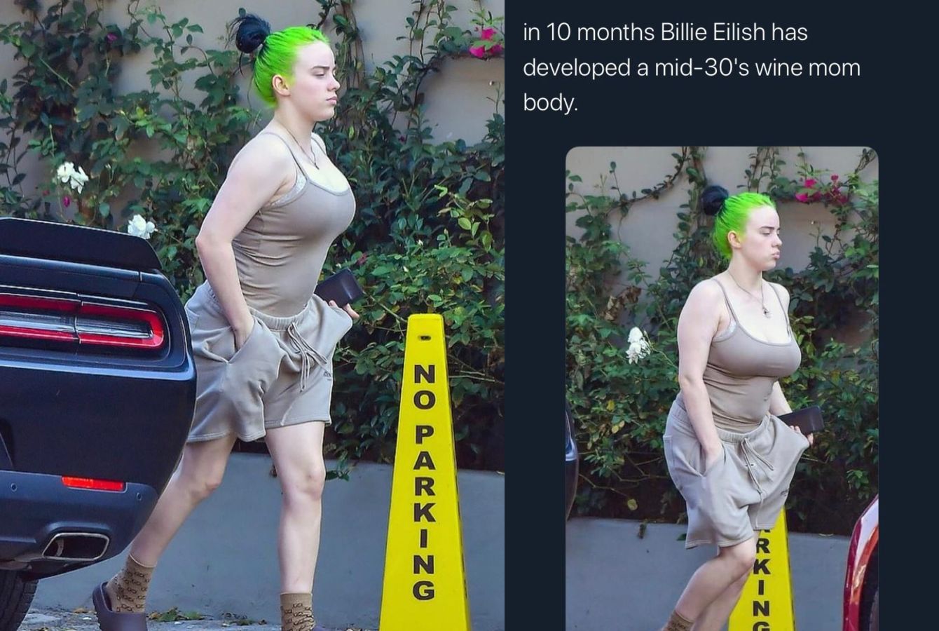 Foto Saat Pakai Tank Top dan Celana Pendek Viral, Billie Eilish Dicibir. Dibilang Badan bak Ibu-Ibu