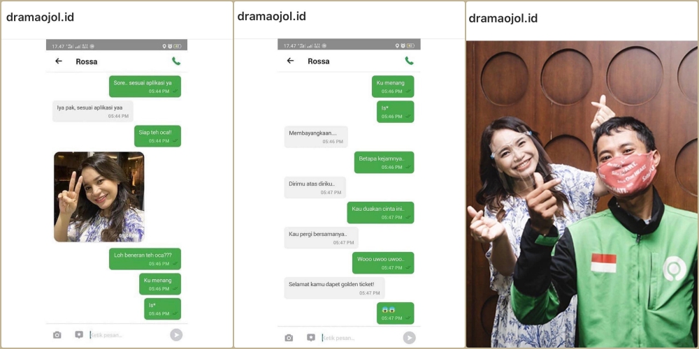 12 Potret Driver Ojol Saat Dapat Orderan dari Artis. Kejutan Kecil Begini Aja Bikin Semringah, ya!