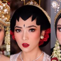 13 Aplikasi Lipstik Merah pada Make-up Pernikahan. Tampil Standout Bisa kok Tetap Elegan~