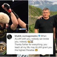 Ayah Meninggal, Khabib Nurmagomedov Umumkan Pensiun di UFC 254. Tepati Janji pada sang Ibu