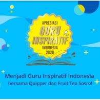 Quipper dan Fruit Tea Sosro Akan Gelar Kegiatan ‘Apresiasi Guru Inspiratif Indonesia 2020/2021’