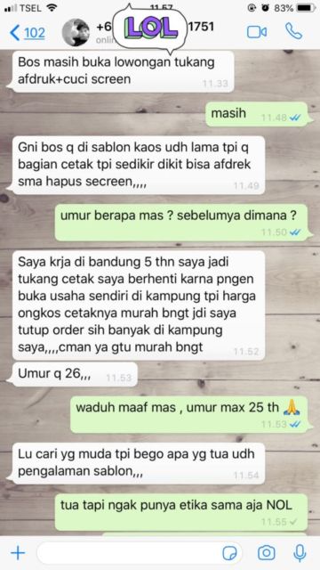 11 Deretan Chat Orang Cari Kerja yang Bikin Bingung HRD. Ini Butuh Kerja atau Cari Ribut sih?