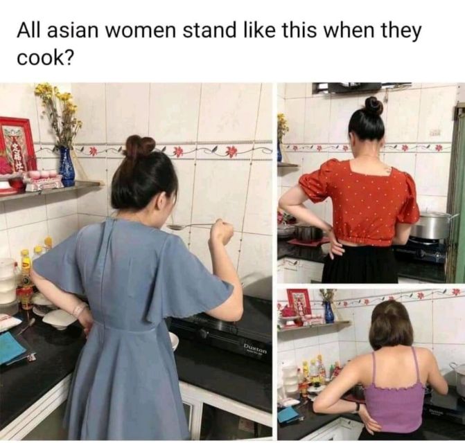 Menguak Alasan Perempuan Asia Suka Berkacak Pinggang Kalau Lagi Masak. Ibumu Sering Begini Nggak?