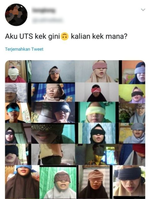 Viral Kejadian Lucu Saat UTS di Tengah Pandemi. Kayaknya Guru dan Murid Udah Sama Pusingnya nih :D