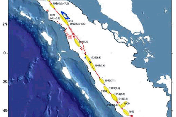 Kabar Terbaru, Gempa 5,3 Magnitudo Melanda Aceh Disebabkan Karena Aktivitas Sesar Sumatera