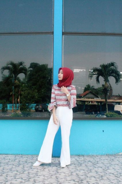 ootd celana cutbray