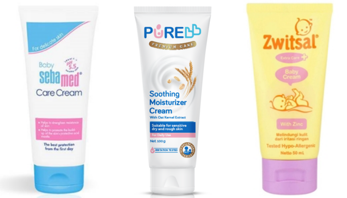 6 Rekomendasi Produk Baby Cream untuk Kulit Kering Bayi. Efektif Lembapkan dan Cegah Ruam