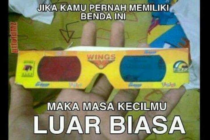 Misteri Kacamata 3D Zaman Kecil. Udah Tahu Nggak Berguna, tapi Tetap Aja Masih Dibeli!