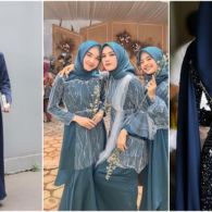 Dari 2019 Hingga Penghujung 2020, Ini 9 Desain Kebaya Biru Tua Paling Unik tapi Manis!