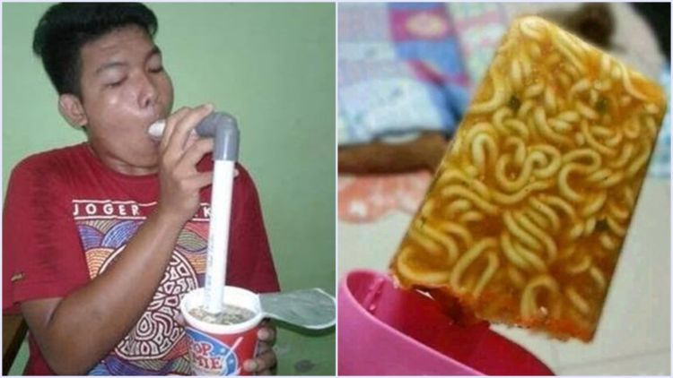 11 Kelakuan Absurd Orang Saat Makan Mi Instan. Bukannya Enak, Malah Jadi Enek Nggak sih?