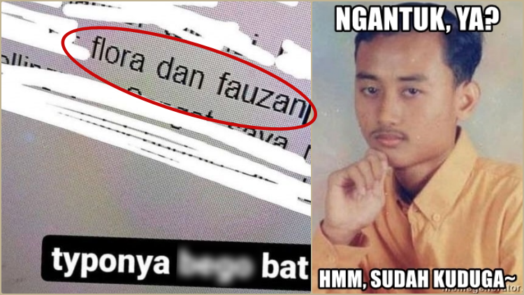 Begini Jadinya Kalau Mata Ngantuk Dipaksa Ngerjain Tugas. Typo Kacau, Nggak Ketulungan! :D