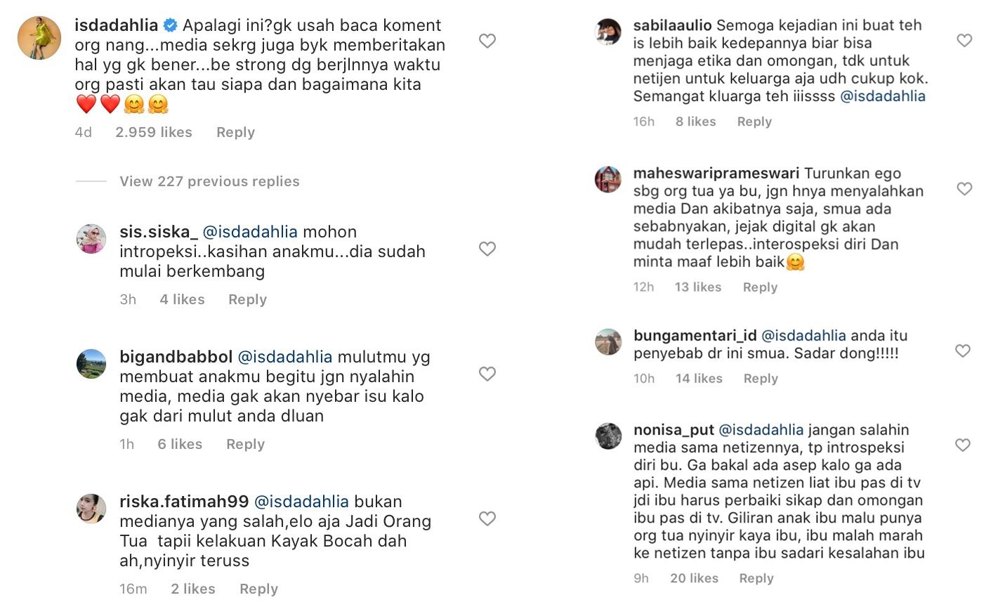 Mental Devano Terguncang karena Komentar Negatif, Warganet Justru Minta Iis Dahlia Introspeksi Diri