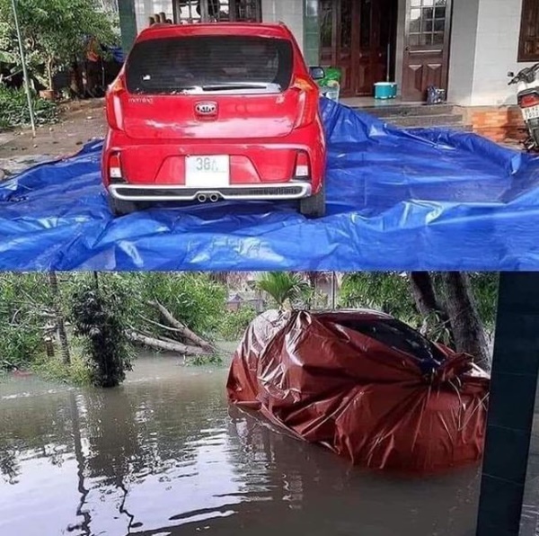 11 Potret Mitigasi Bencana Paling Lawak Saat Banjir Melanda. Gambaran Orang Kelewat Santai nih