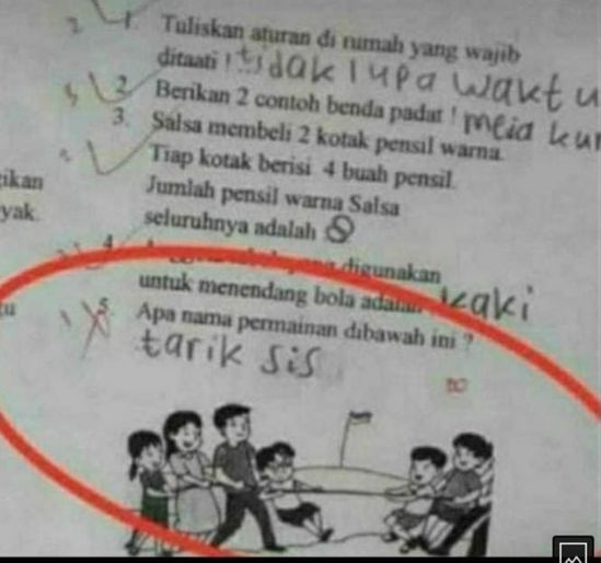 11 Jawaban Ngaco Bocah Kecil di Lembar Ujian. Ini Kira-Kira Dulu Emaknya Ngidam Apa sih? :D