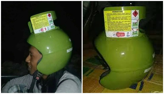 11 Potret Nyeleneh Pemanfaatan Tabung Gas Elpiji. Bercandaannya Serem Banget sih? :(