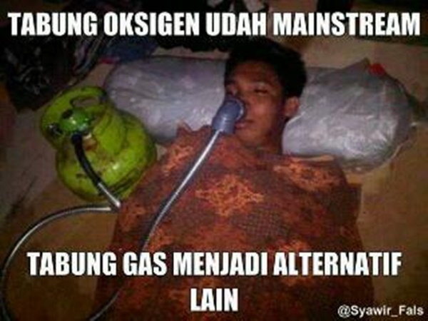 11 Potret Nyeleneh Pemanfaatan Tabung Gas Elpiji. Bercandaannya Serem Banget sih? :(