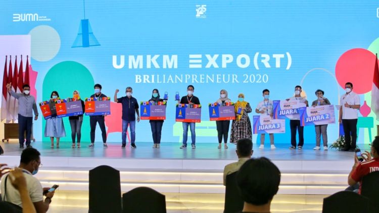 Sebanyak 74 Kontrak Ekspor Berhasil Diraih dalam UMKM Expo(rt) BRIlianpreneur 2020