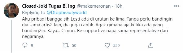 Lesti Kejora Masuk Top 5 Most Beautiful Women, Warganet Heboh. Singgung Soal Standar Kecantikan