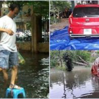 11 Potret Mitigasi Bencana Paling Lawak Saat Banjir Melanda. Gambaran Orang Kelewat Santai nih