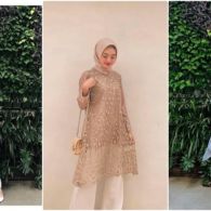 8 Potret Kebaya dan Celana Putih Buat Kondangan. Elegan dan Bisa Bikin Langsing!