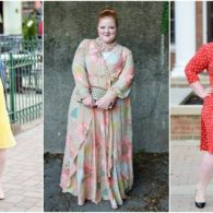 Liz, Fashion Blogger Bertubuh Curvy yang Percaya Diri dengan Aneka Dress Berwarna. Layak Ditiru!