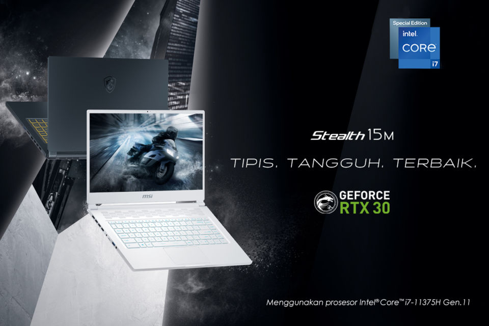 MSI Perkenalkan Deretan Laptop Terbaru yang Ditenagai GeForce RTX Seri 30