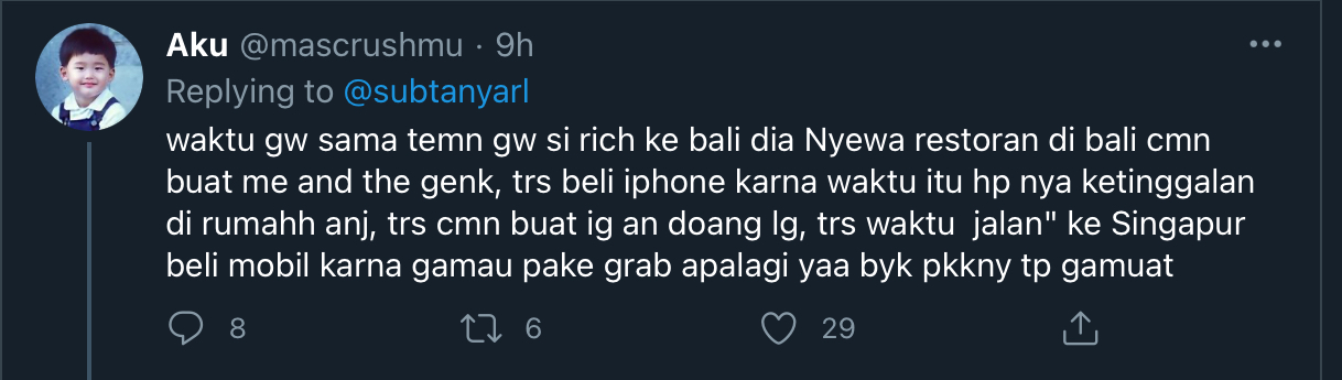 11 Pengalaman Warganet Punya Kenalan Orang Super Duper Kaya. Kok Ada Manusia yang Begini, Iri :(