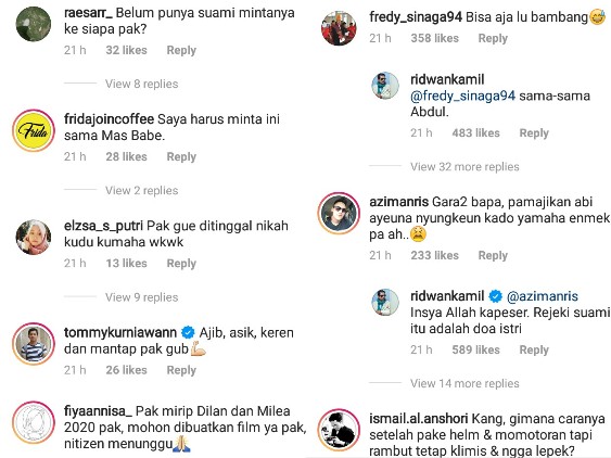 Rayakan Ultah Pernikahan ke-24, Ridwan Kamil Hadiahkan Motor Klasik Desain Sendiri untuk sang Istri