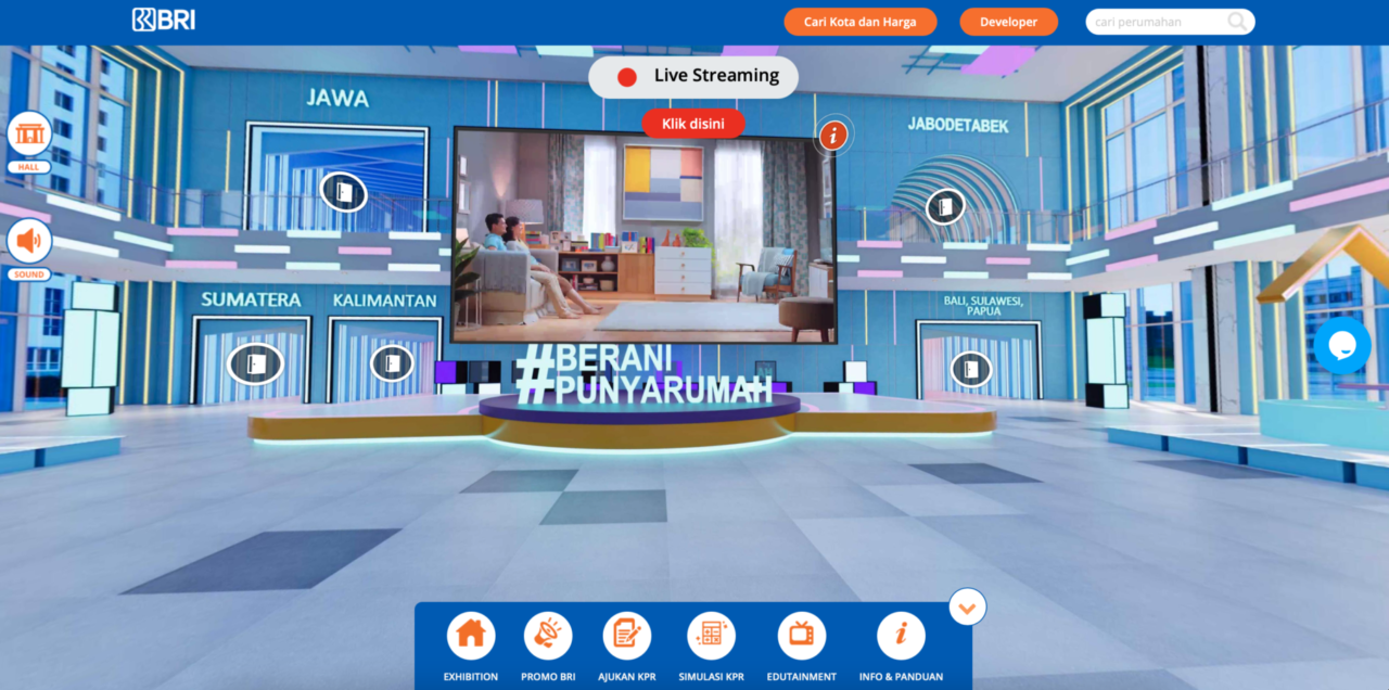 BRI Persembahkan 'KPR BRI Virtual Expo 2021' untuk Milenial yang Ingin Mulai Punya Rumah