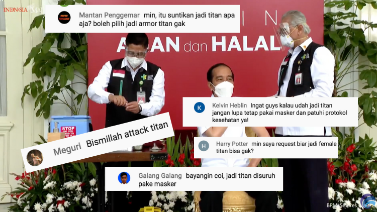 Warganet Mengira Jadi Titan Setelah Divaksin, Admin Akun YouTube Kominfo Beri Jawaban Kocak