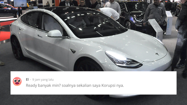 Viral Mobil Tesla Dijual Lewat Marketplace, Begini Respons Warganet Indonesia. Kocak Bener!