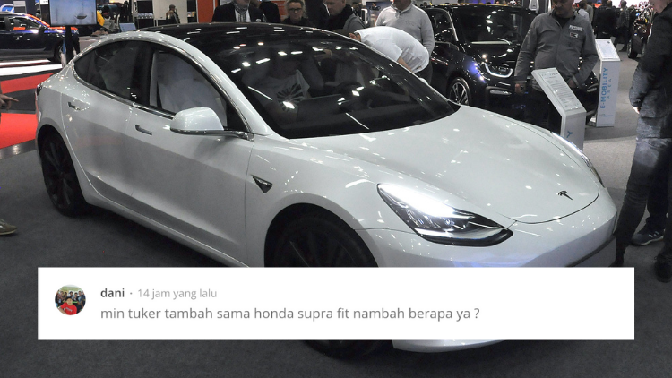 Viral Mobil Tesla Dijual Lewat Marketplace, Begini Respons Warganet Indonesia. Kocak Bener!