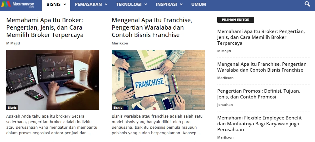 5 Situs Untukmu yang Mau Belajar Bisnis. Penuh Ilmu 'Bergizi' yang Bisa Diakses Gratis!