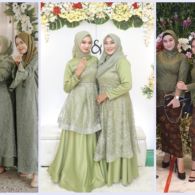 8 Model Kebaya Hijau Olive yang Pas Dipakai Kondangan