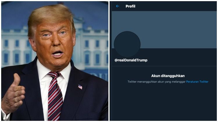 Dianggap Bisa Menghasut dan Menyebabkan Kekerasan, Twitter Cepat Tanggap Hapus Akun Resmi Donald Trump