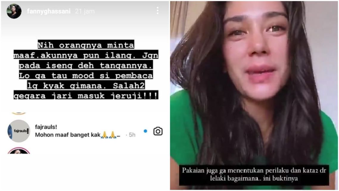 Mendapat DM Pelecehan di Medsos, Fanny Ghassani Emosi Sampai Ancam Laporkan Polisi