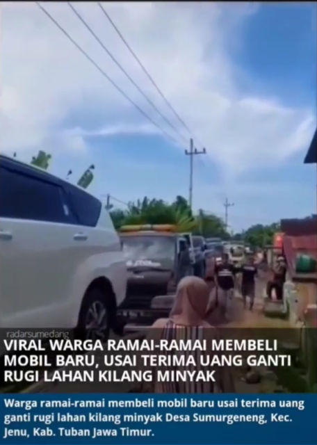 Viral Warga Kampung di Tuban Mendadak Jadi Jutawan dan Beli Mobil Beramai-ramai. Begini Faktanya~