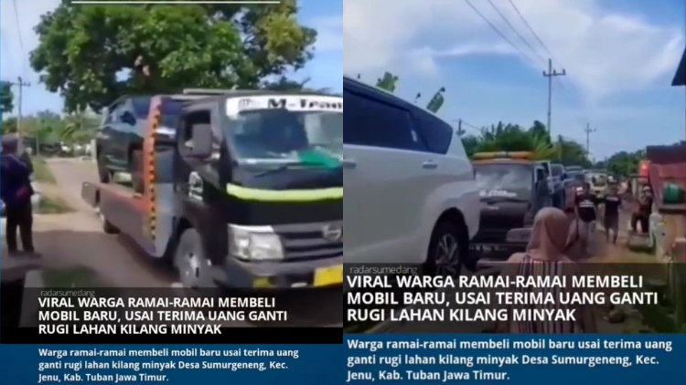 Viral Warga Kampung di Tuban Mendadak Jadi Jutawan dan Beli Mobil Beramai-ramai. Begini Faktanya~