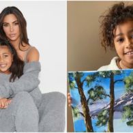 Murka karena Hasil Karya sang Anak Diragukan, Kim Kardashian Sebut North Serius Ikuti Kelas Melukis