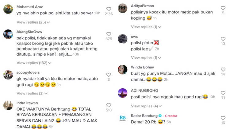 Viral Video Polisi Gagal Hukum Pengendara lantaran Salah Ngegas Motornya. Kurang Fokus, Pak?