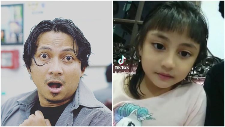 Aden Bajaj TikTok-an bareng Putrinya, Warganet: Kenapa Anak Pelawak pada Cakep, sih?!