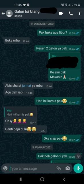 11 Deretan Chat Kocak Kurir Paket dan Penerimanya ini Bakal Bikin Kamu Senyum-Senyum Sendiri~ :D