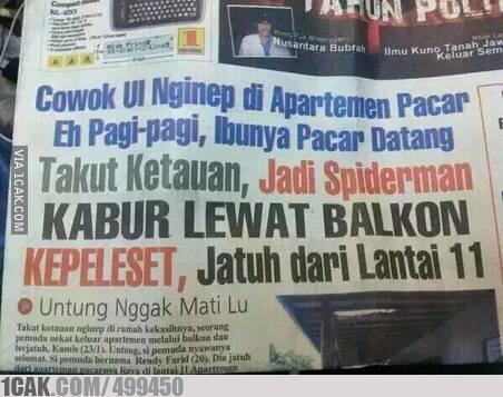 Menolak Lupa, Kamu Pasti Masih Geleng Kepala Saat Baca 11 Judul Berita di Koran ini. Kocak Bener!