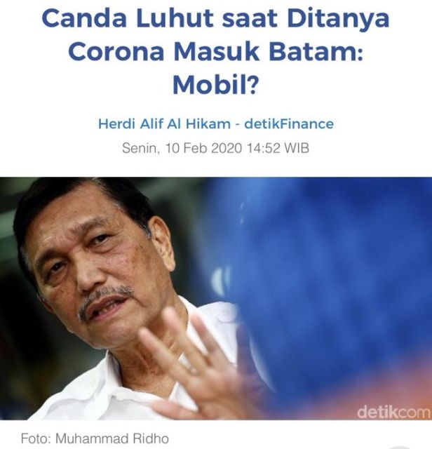 Setahun Perayaan Corona di Indonesia; Pemerintah Dulu Pernah Bercanda Begini lo. Ada yang Ingat?