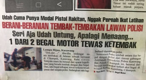 Menolak Lupa, Kamu Pasti Masih Geleng Kepala Saat Baca 11 Judul Berita di Koran ini. Kocak Bener!