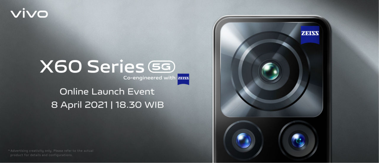 Flagship Vivo X60 Series Hasil Kolaborasi dengan ZEISS Dipastikan Hadir di Indonesia pada 8 April 2021