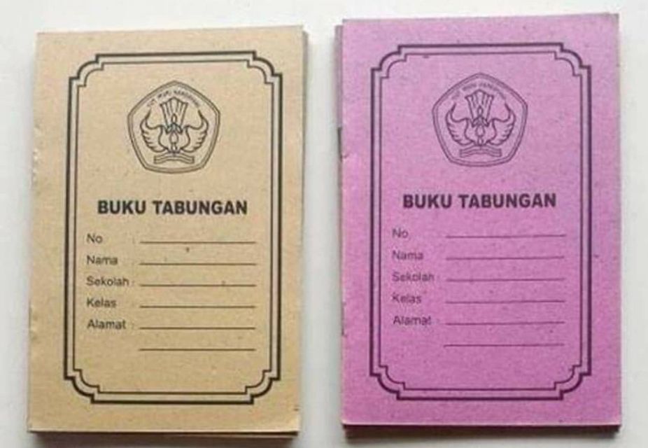 Kenangan Buku Tabungan Zaman TK dan SD. Kalau Dulu Tertib, Pasti Sekarang Kaya~