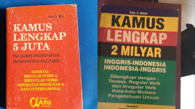 Dari Kamus Legendaris 5 Juta Kata Sampai 900-an Miliar Kata, Kamu Pernah Punya yang Mana?